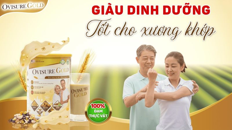 Ovisure Gold – Sữa hạt xương khớp dành cho người cao tuổi hàng đầu